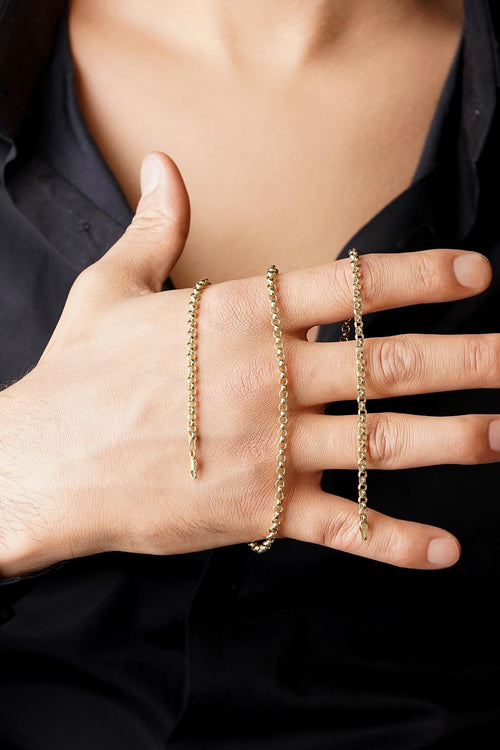 14ct Gold Rolo Chain   0.137 inch